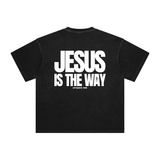 Jesus is the Way - Enzyme Washed Tee