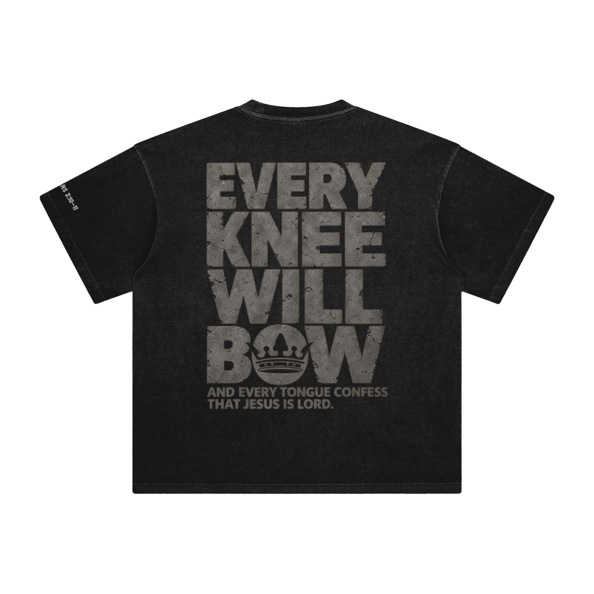 Every Knee Will Bow — Enzyme Washed Tee