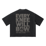 Every Knee Will Bow - Vintage Wash Boxy Tee