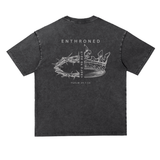 Enthroned — Snow Washed Heavyweight Oversize Tee