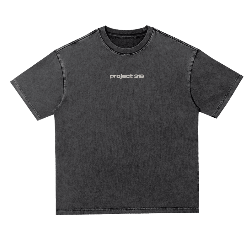 Every Knee Will Bow Snow Washed Heavyweight Oversized Tee