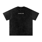 Enthroned — Snow Washed Oversized Cotton Tee